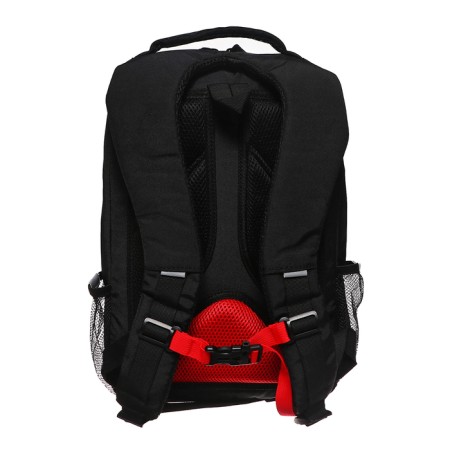 Youth backpack 39 x 26 x 19 cm, Grizzly, ergonomic back, laptop department, black/red-4