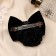 Hair machine "Bow" with a mesh for a bundle, D-10 cm, black