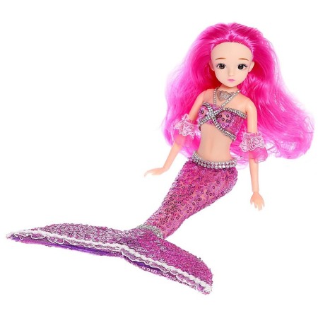Doll Fairy -tale hinge "Magic Mermaid", sound, light-3