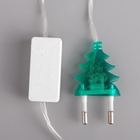Garland “thread” 5 m with nozzles “melting cubes”, ip20, transparent thread, 20 LED, glow of multi (RG/RB), blinking, 220 V-6