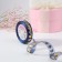 Capronomic tape with “heart” embossed, 15 mm, 23 ± 1 m, dark blue/gold color