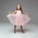 Elegant dress, pink color, height 110 cm