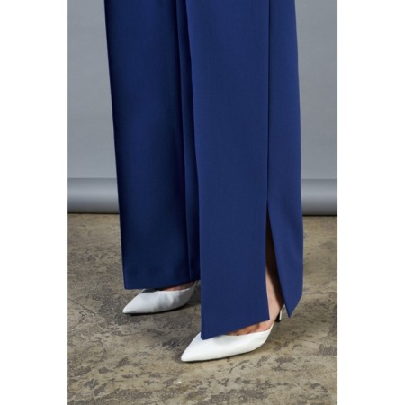 Women's pants with a section of Eliseeva Olesya, size 42, blue color-6