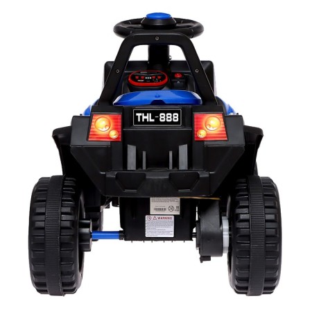 Electric car "Quadrik", blue color-4