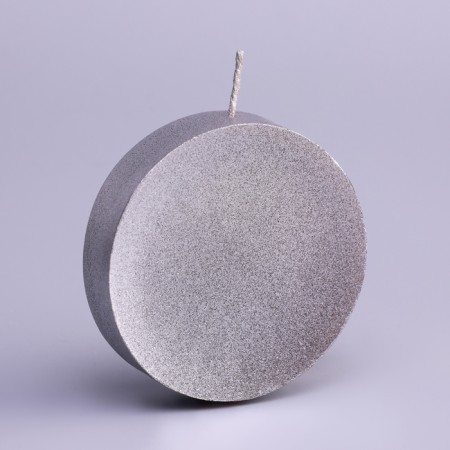 Figure candle Lacked "Sun and Moon", 6x2.5 cm, silver