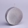 Figure candle Lacked "Sun and Moon", 6x2.5 cm, silver