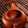 A set for the tea ceremony Ceramic "Hieroglyph", 5 items: kettle 200 ml, 4 Piala, 25 ml, brown color