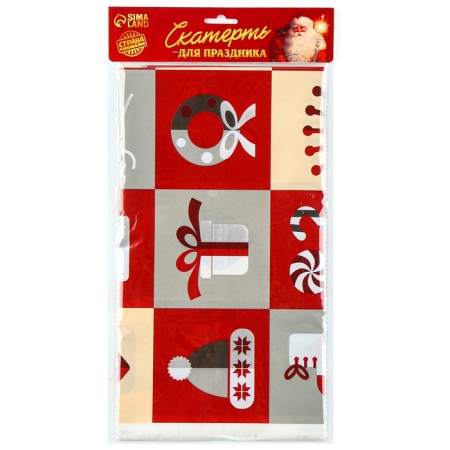 The tablecloth "Happy New Year!", 108 × 180 cm-3