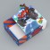 Folding box “only forward”, 15 x 15 x 8 cm, new year