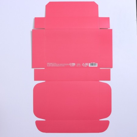 Gift folding box, packaging, Fuchsia, 21 x 15 x 5 cm-3