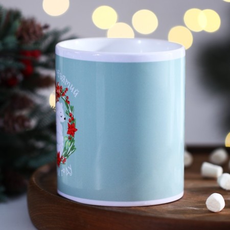 Ceramic "Comfort" mug, 320 ml, blue color-2