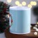 Ceramic "Comfort" mug, 320 ml, blue color