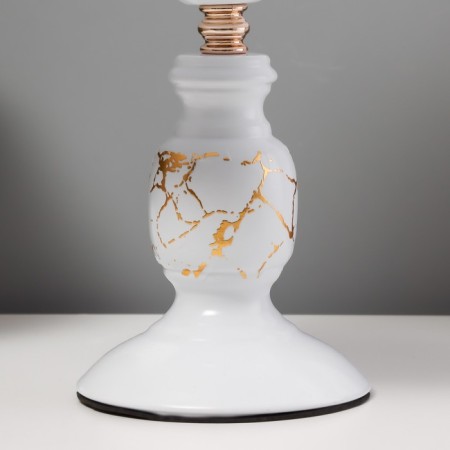 Dorofai table lamp E27 40W white-gold 18x18x29 cm-3