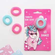 A set of hair shafts Izi Dance, 3 pcs.