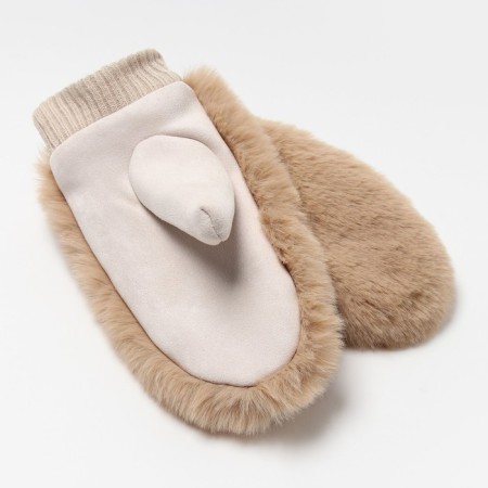 Mittens for claim. Minaku Minaku volumetric 23 cm beige-1