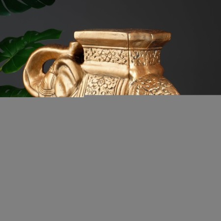 Figure - Bronze Elephant stand, 21x54x43cm-2