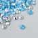 Decor for creativity in the bottle "Rhinestones. Light-blue" set 250 pcs d = 0.6 cm 4x3x3 cm