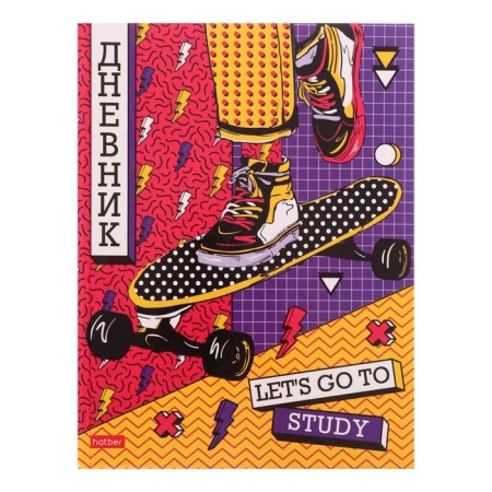 Diary solid cover 1-11 grade 40 sheets, accelerate!, Glossy lamination
