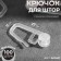 Hook for curtains, a clip with a lock, 2.7 × 1.1 cm, white color