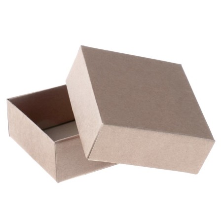 Box the team without printing a lid is a brown without a window 14.5 x 14.5 x 6 cm-2