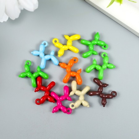 Decor for creativity Metal "Infant Ball - Dog" MIX 0.6x1.4x1.9 cm