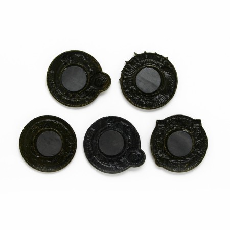 Magnet "New Year", mix, diam. 4 cm-3