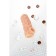 Kokos nozzle is realistic with additional stimulation, TPE, bodily, 12 cm