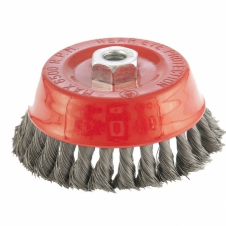 Matrix Ushm brush, d = 125 mm, M14, cup, twisted wire 0.35 mm