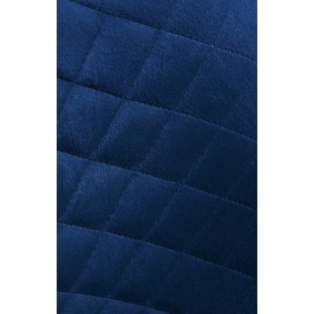 Stol on a metal frame DABL Metal/velor, gold/blue 45x51x86 cm-5
