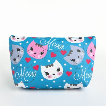 Lightning cosmetic bag, blue color-1