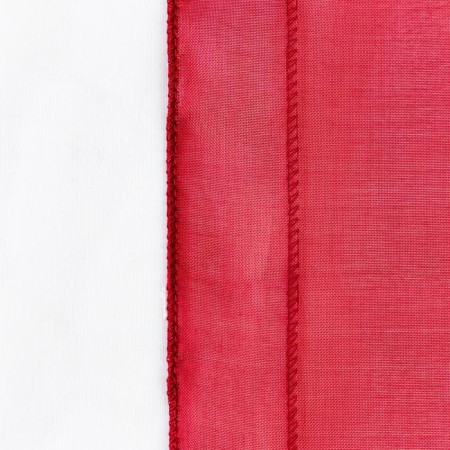 A set of curtains for the kitchen Witerra Malva 280x150cm, Bordeaux, PE100%-1