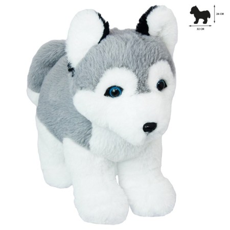 Soft toy "dog. Husky puppy ", 26 cm-3