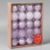 Set of balls plastic D-4 cm, 20 pcs "Tradition" cod, lilac