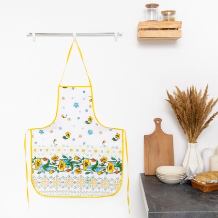 Apron kitchen without a pocket 60x70 cm, mix, cotton 100%-5