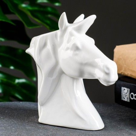 Kashpo - Vase "Unicorn" 13x5x13cm, white
