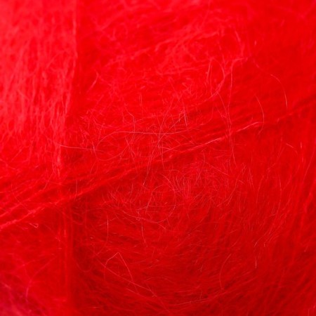 Yarn "KID Royal 50" 62% moher, 38% polyamide 500m/50g (56 red)-2