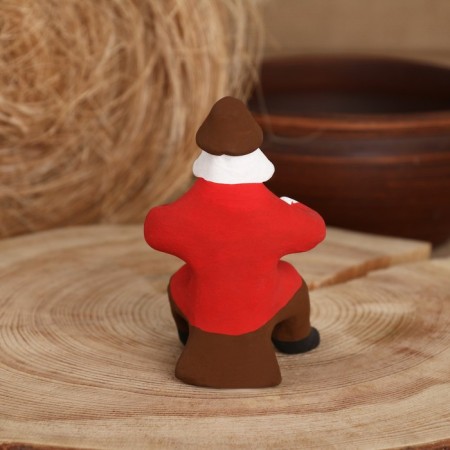 Souvenir boy with harmonies ", Kargopol toy, mix-2