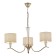 Suspended EVOLUCE lamp. Sle1126-203-03. Cassia. 3x40 watts, E14, 68x68x39 cm, Shampan