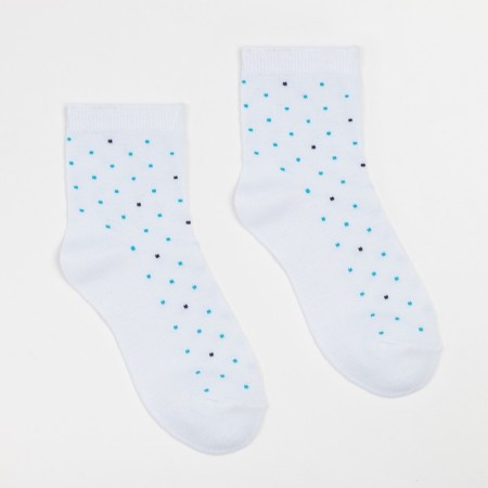 Women's socks, white color, size 23-25-1