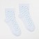 Women's socks, white color, size 23-25