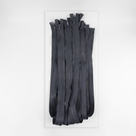 Lightning "Tractor", No. 5, connective, 2 runners, automatic locks, 90 cm, color gray color-2