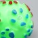 Brying toy "Ball" for dogs, 6.5 cm, green