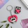 Gift set "Raccoon" icon + keychain, 6.8 x 10.5 cm.