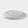 Porcelain plate Magistro line, d = 26.5 cm, white color