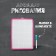Drawing board is double-sided, with a marker-stirk, the color of mix