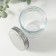 Bank for candles glass with a “transparency” lid 250 ml 7x7x9.5 cm
