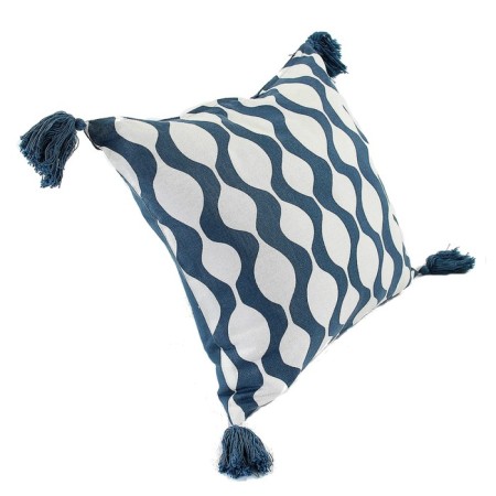 Traffic Cuts & Pieces pillow, 45x45 cm, gray-blue color-6