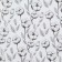 Glossy packaging paper "Black and white cotton", 70 x 100 cm