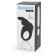 Erective ring with vibration Happy Rabbit, Black