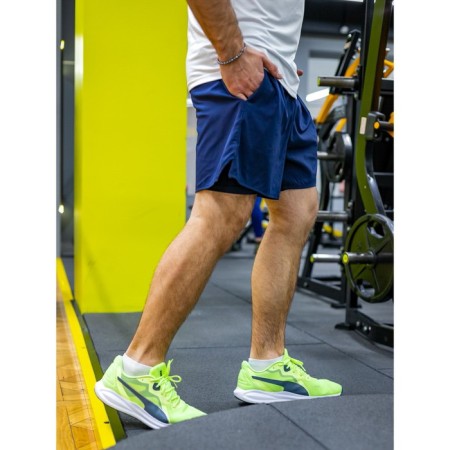 Male sports shorts, size 50, dark blue color-3